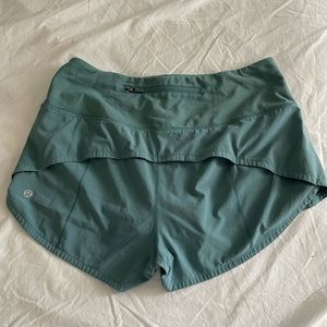 Lululemon high waisted running shorts